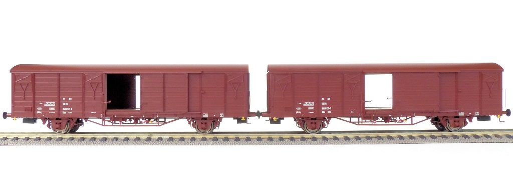Exact-train 20467 DR ged. Güterwagen Gbs Set 2-tlg. Ep.4
