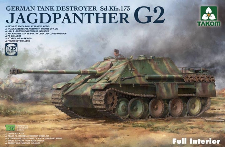 2118 Jagdpanther G2 Sd.Kfz.173 Full Interior