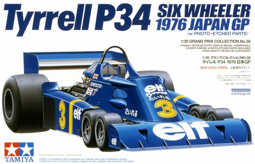 20058 Tyrell P34 `76 JPGP m.Photoätzteile