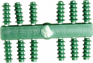 Sommerfeldt 850 Rillen Isolator grün 4,5 x 9,6 mm 24 St.