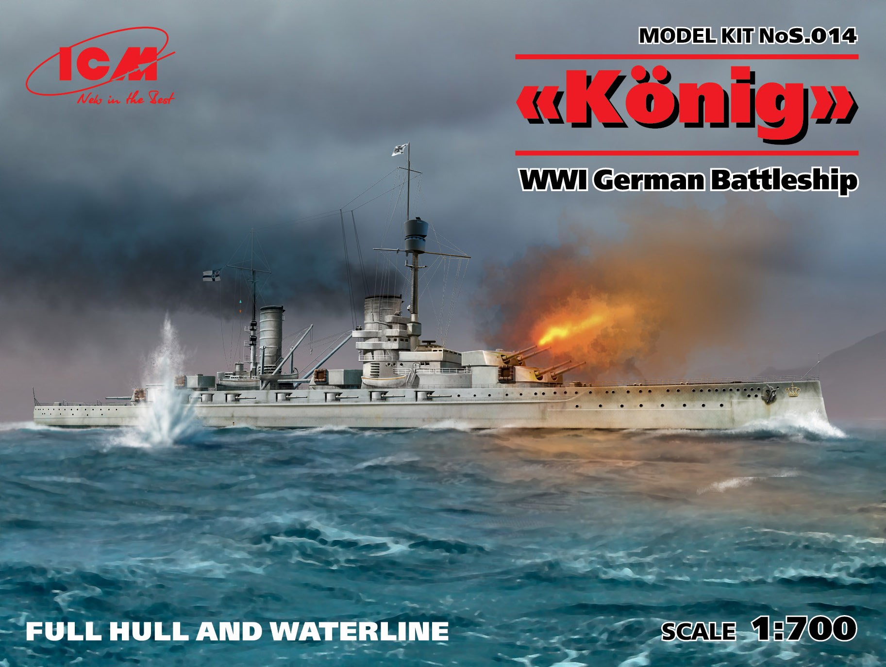 S.014 König WWI German Battleship
