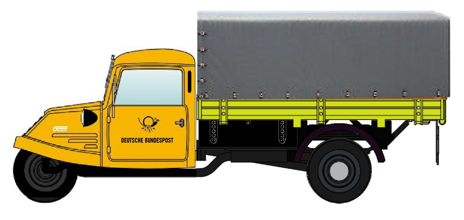 NA88521 Goliath GD 750 Set  Deutsche Bundespost