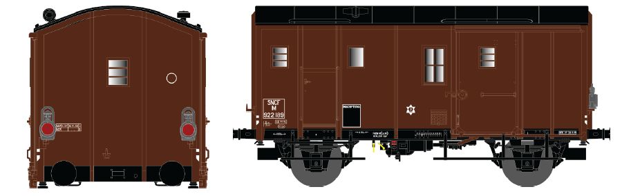 E51.72.15 SNCF Packwagen 2-achs Ep.3a