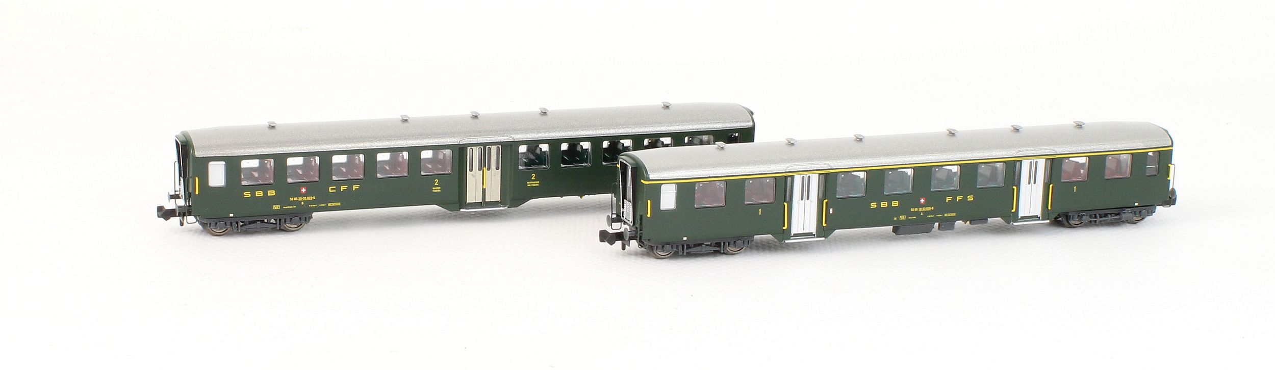 N-CH-220d SBB Leichstahlwagen-Set 2-tlg. Ep.4