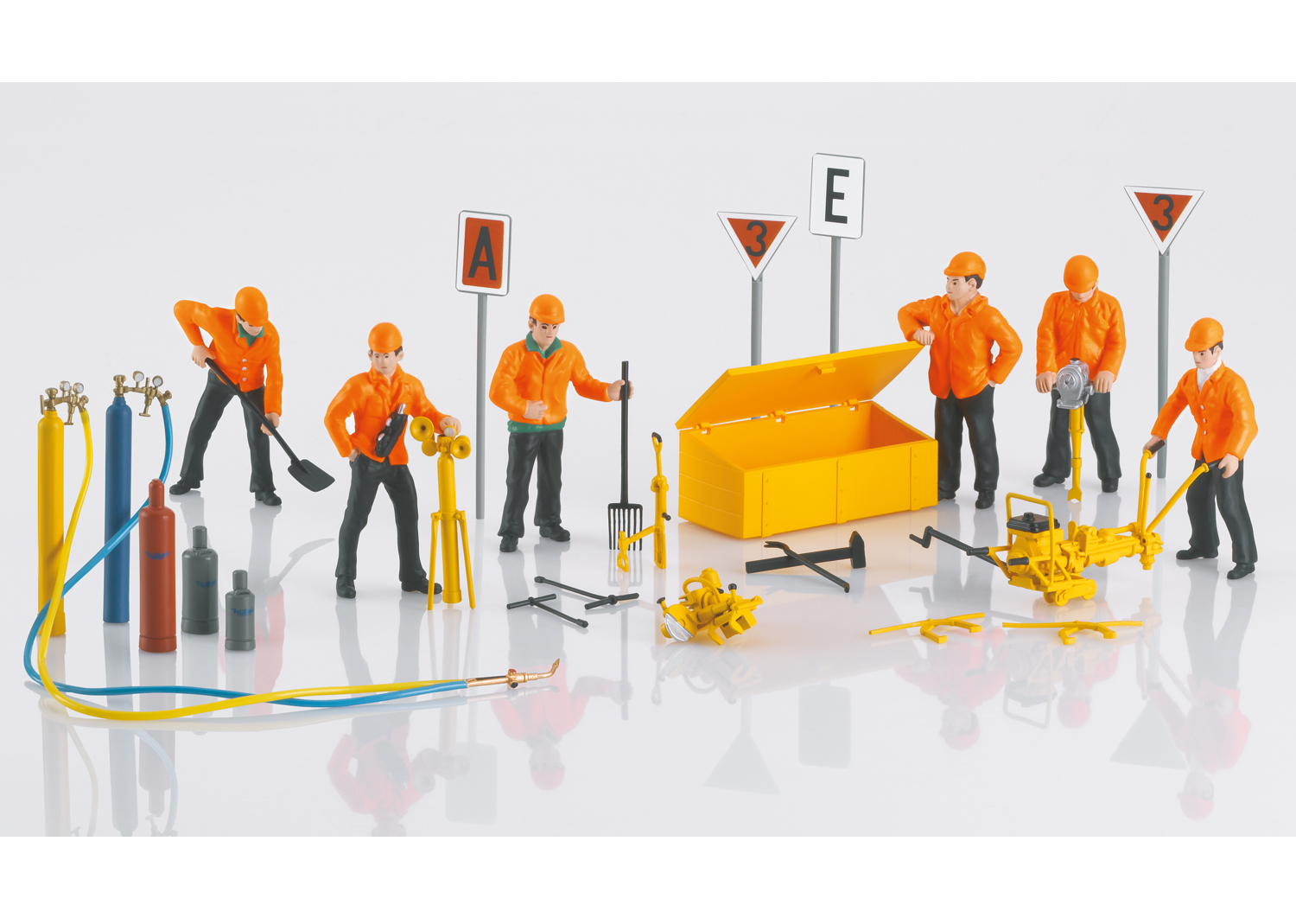 Märklin 56408 Figurenset Gleisbaurotte 30-teilig