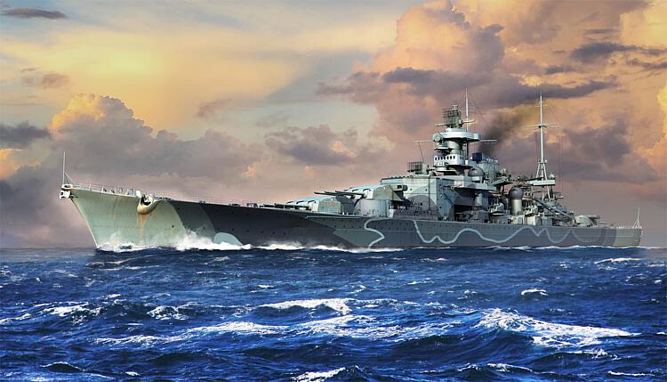 756737 German Scharnhorst Battleship