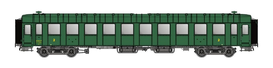 MW40911 SNCF Personenwagen 2.Kl. Ep.3d