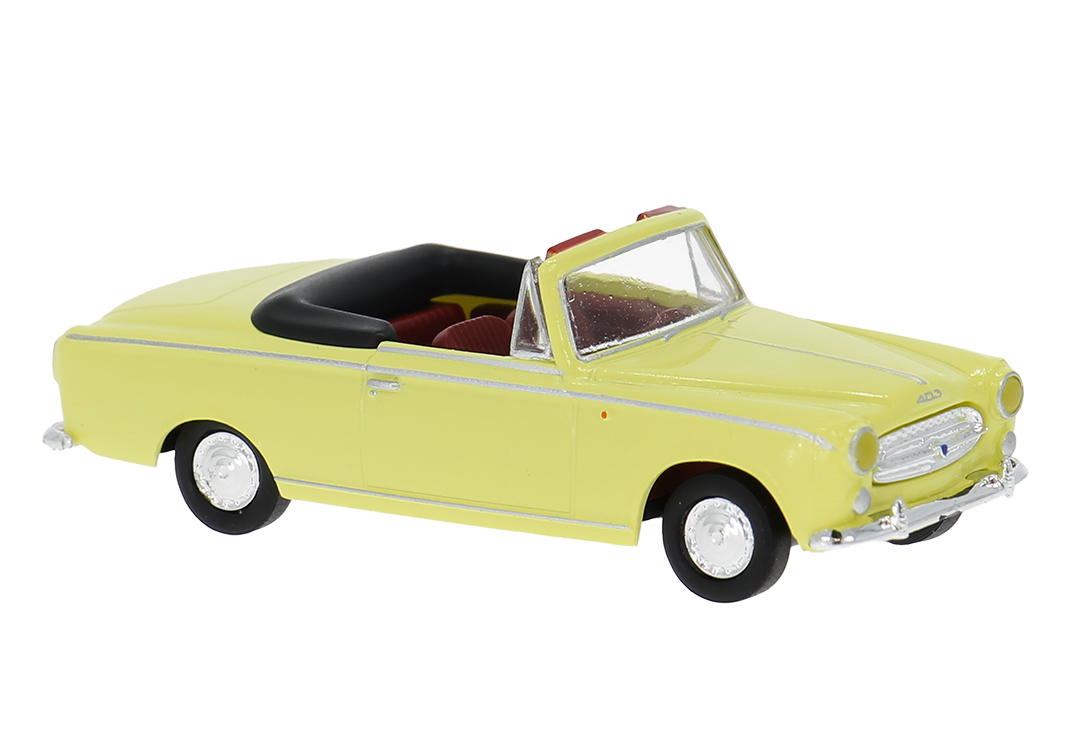 29164 Peugeot 403 Cabrio gelb