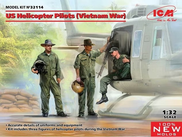 32114 US Helicopter Pilots Vietnam War