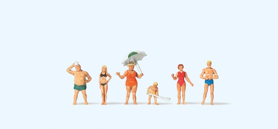 Preiser 79070 Familie Krause am Strand