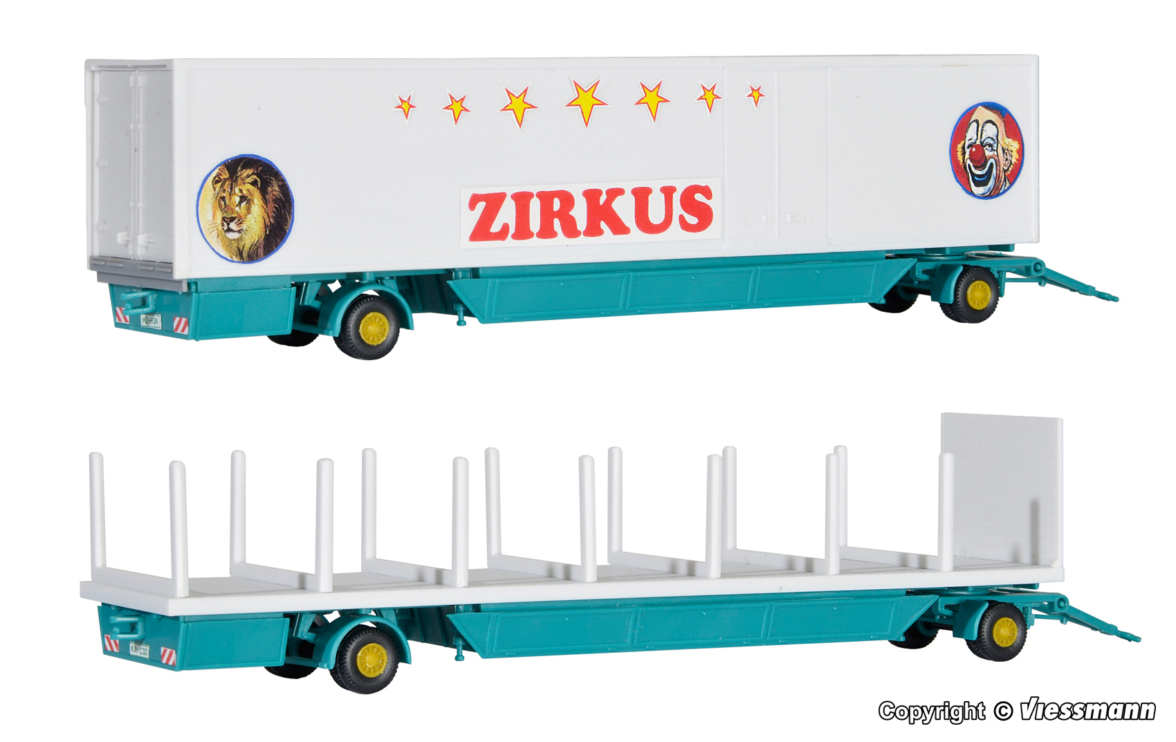 14658 Zeltstangen- u. Kofferanhänger Zirkus