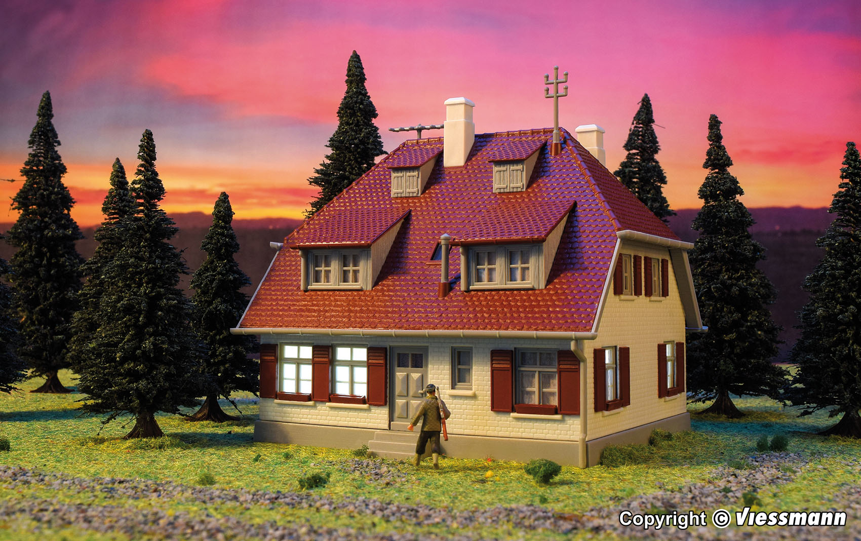 Kibri 38725 Einfamilienhaus Bergwald