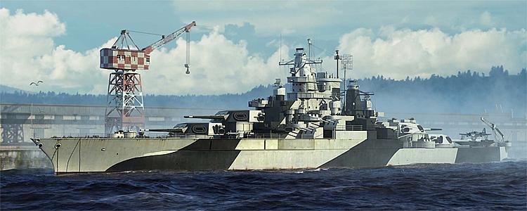 755782 USS Tennessee BB 43 1944