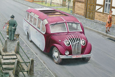 725 Opel Blitz Bus Straßenzeppelin Essen