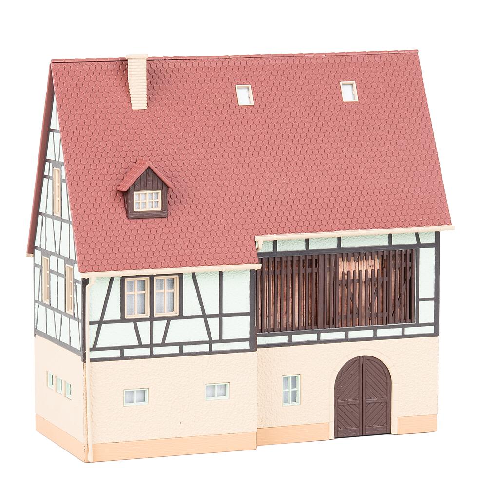 Faller 130147 Fachwerkhaus mit Wirtschaftsg