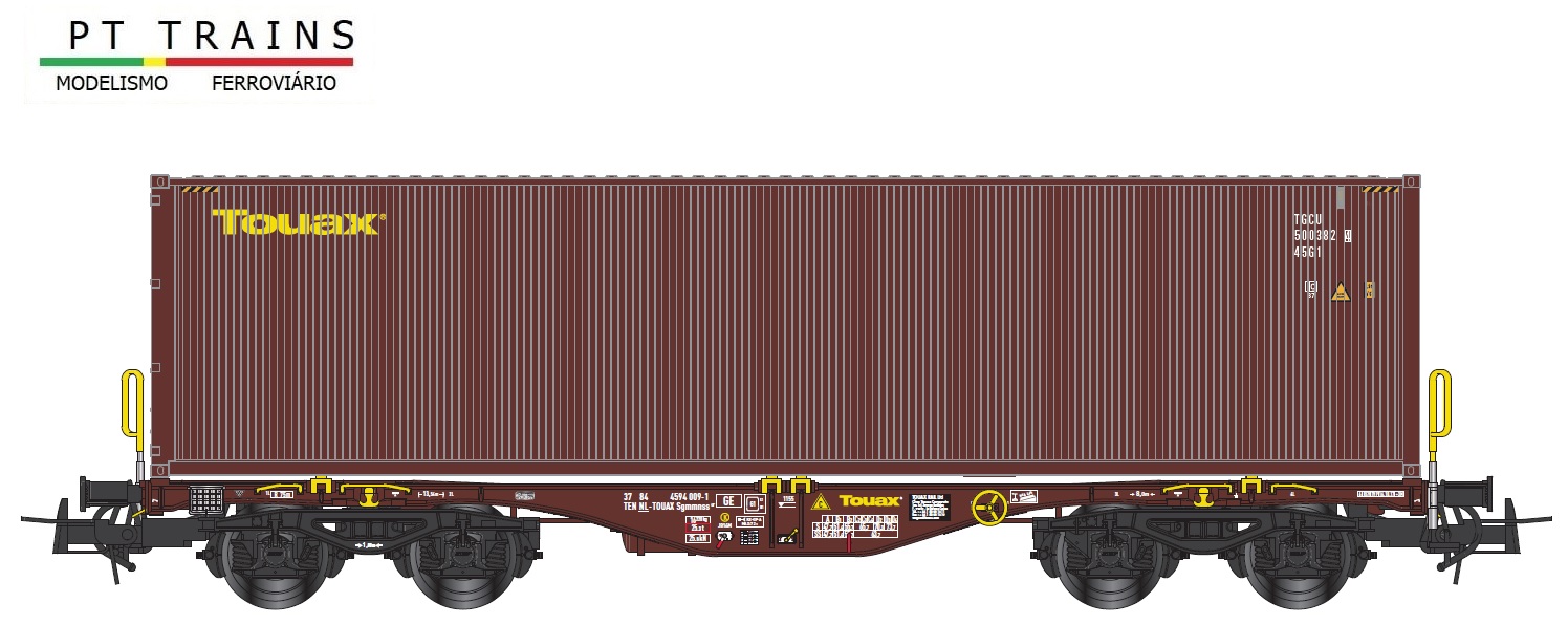 PT100200 TOUAX Containerwagen Sgmmnss Ep.6