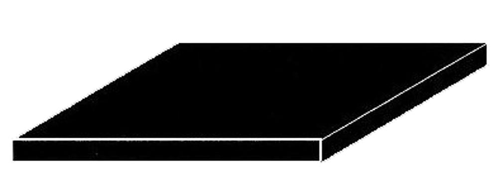 509111 Schwarze Polystyrolplatten, 2