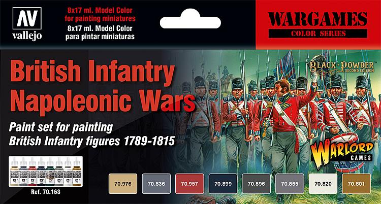 70163 Set: Britische Infanterie, 6 x 17 ml