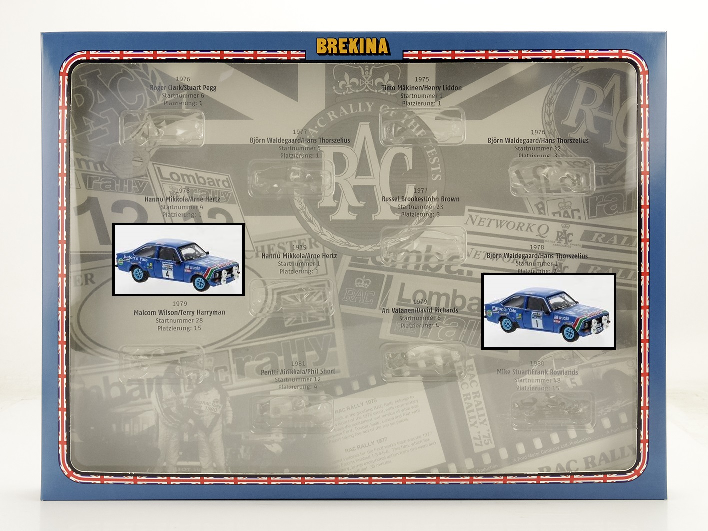 Brekina 19580 Set: Der Ford Escort bei der RAC Rallye