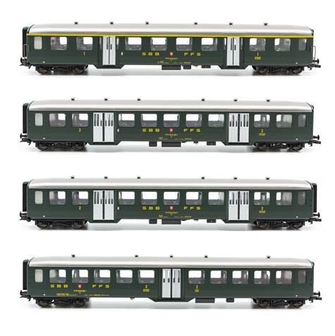 330512 SBB Personenwagen-Set 4-tlg Ep.4
