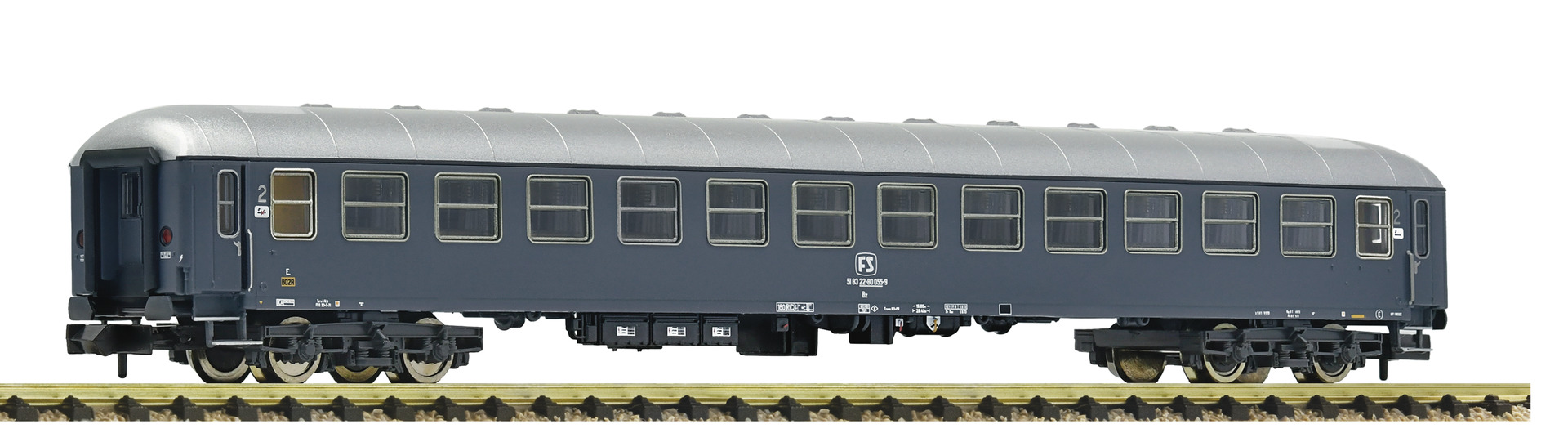 863962 FS Personenwagen 2.Kl. 4-achs. grau Ep.4