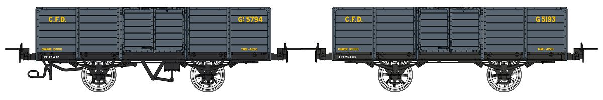 VM-032 CFD Güterwagen-Set 2-tlg. Gv Ep.1/2