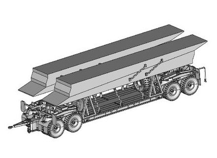 221300071 Kässbohrer Tieflader mit BIBER Brücke