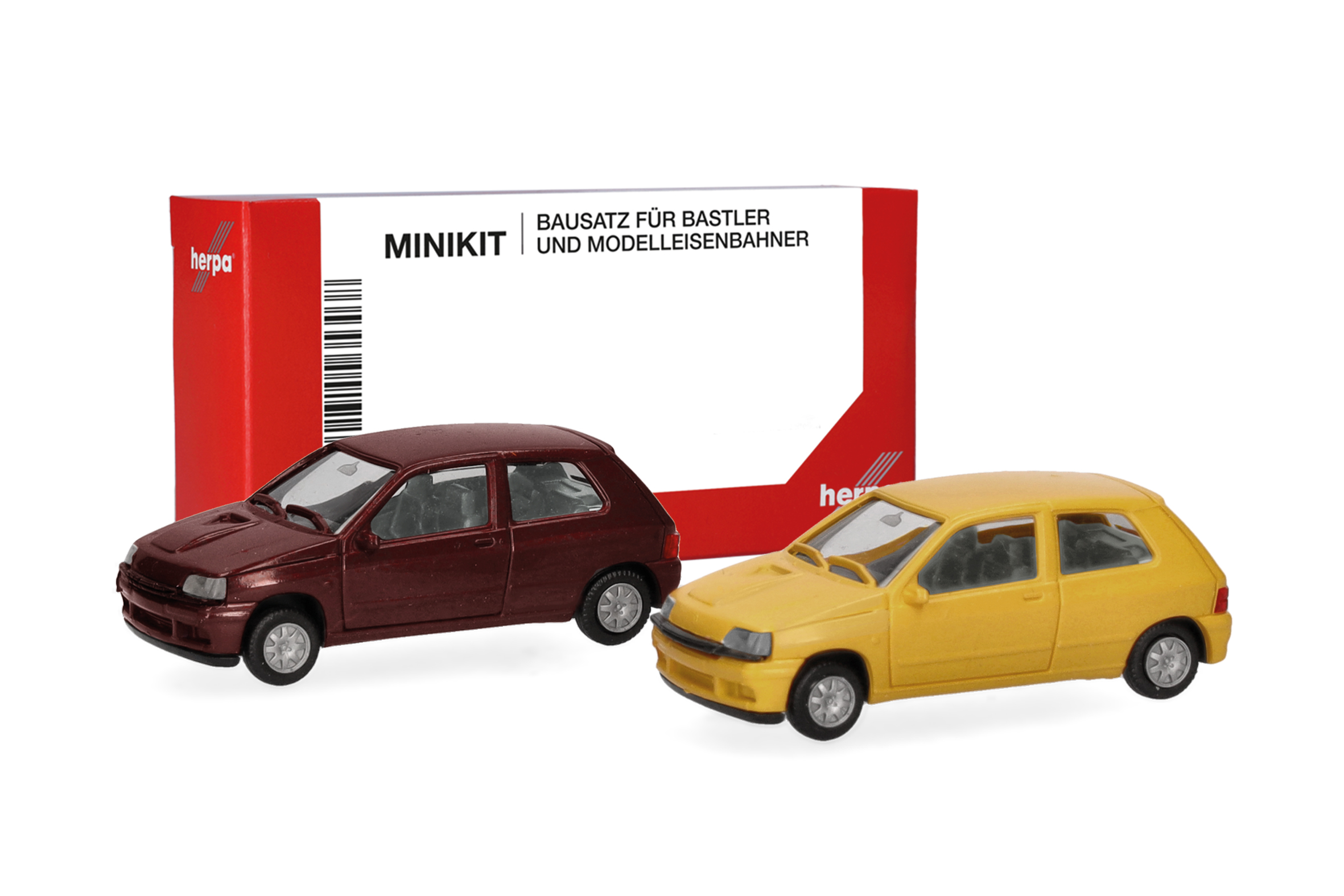 012171-002 MiniKit: Renault Clio 16V Jaune/Rouge