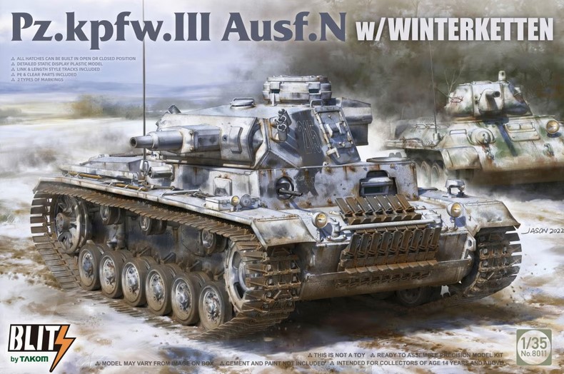 8011 Pz.Kpfw. Ill Ausf. N w/Winterketten