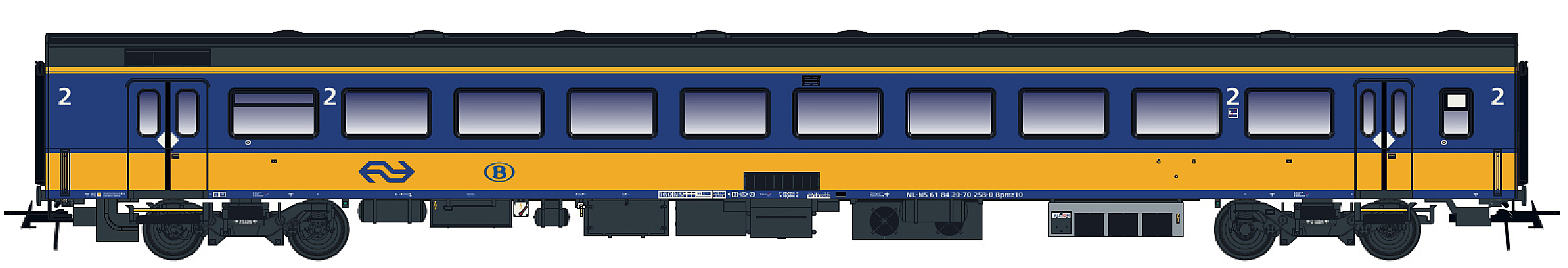 44239 NS ICRmh Reisezugwagen 2.Kl. Bpmz10 Ep.6