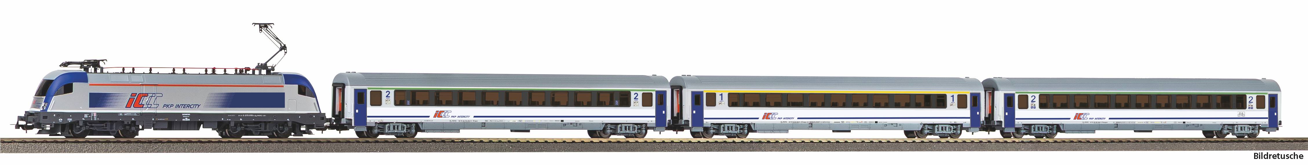 57116 Start-Set PKP IC E-Lok EU44 + Wagen Ep.6