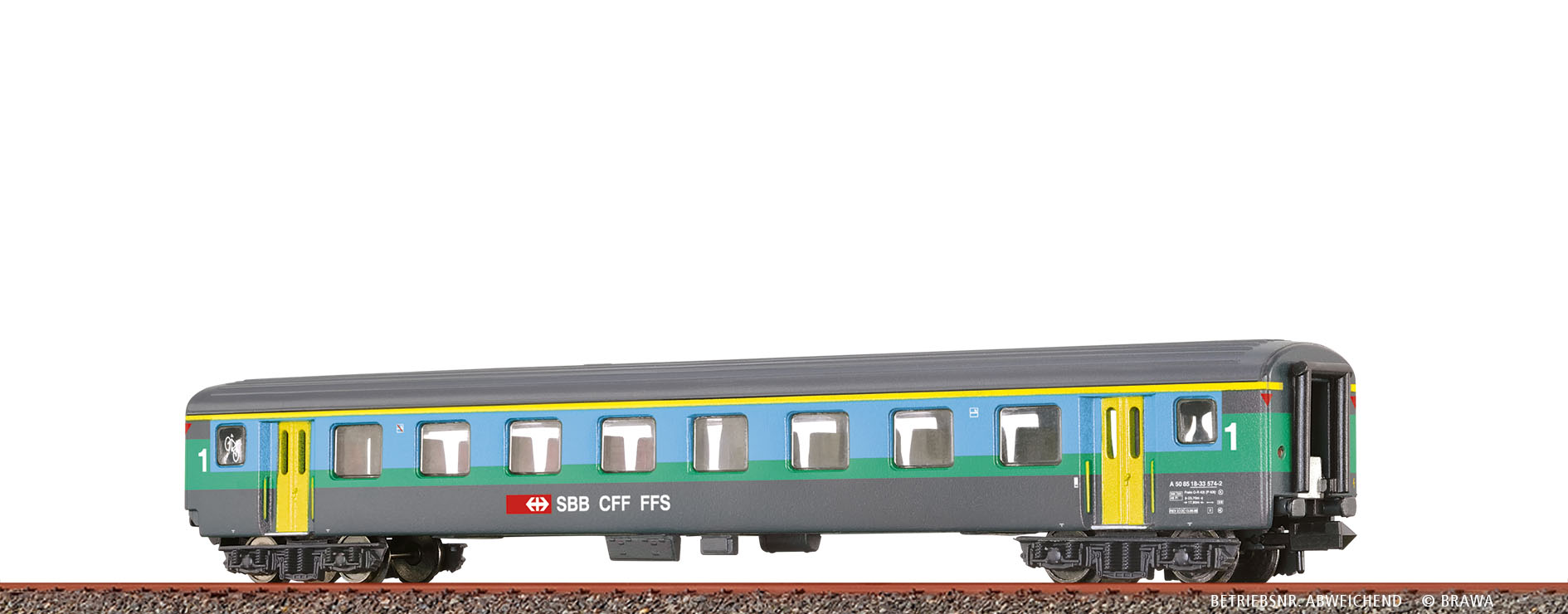 65241 SBB Einheitswagen EWII  A 1.Kl. Ep.4-5