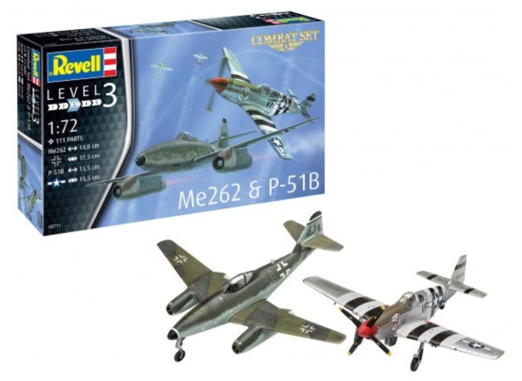 63711 ModelSet: Combat Set Me262 & P-51