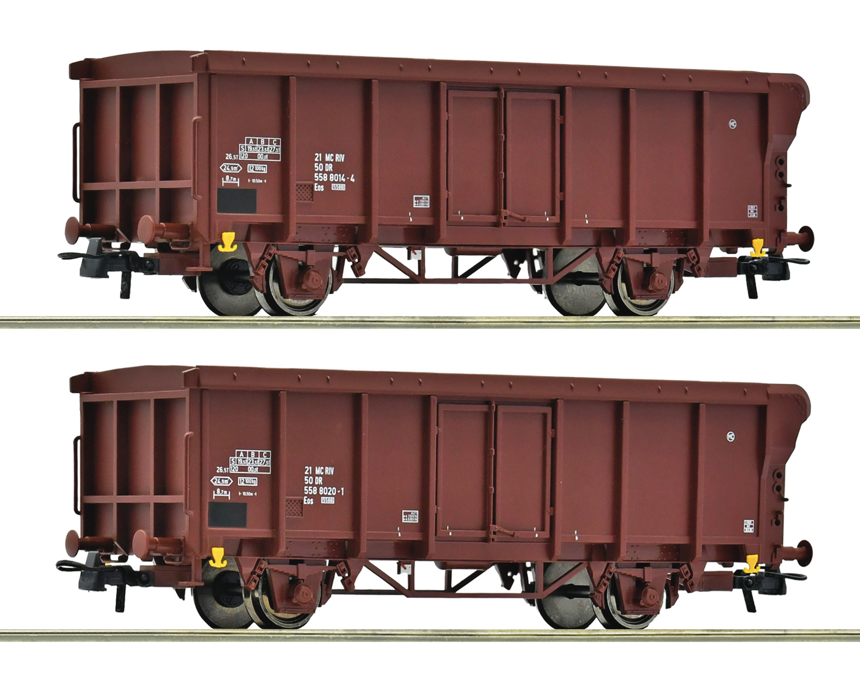Roco 6600280 DR offene Güterwagen Eos Set 2tlg. Ep.4