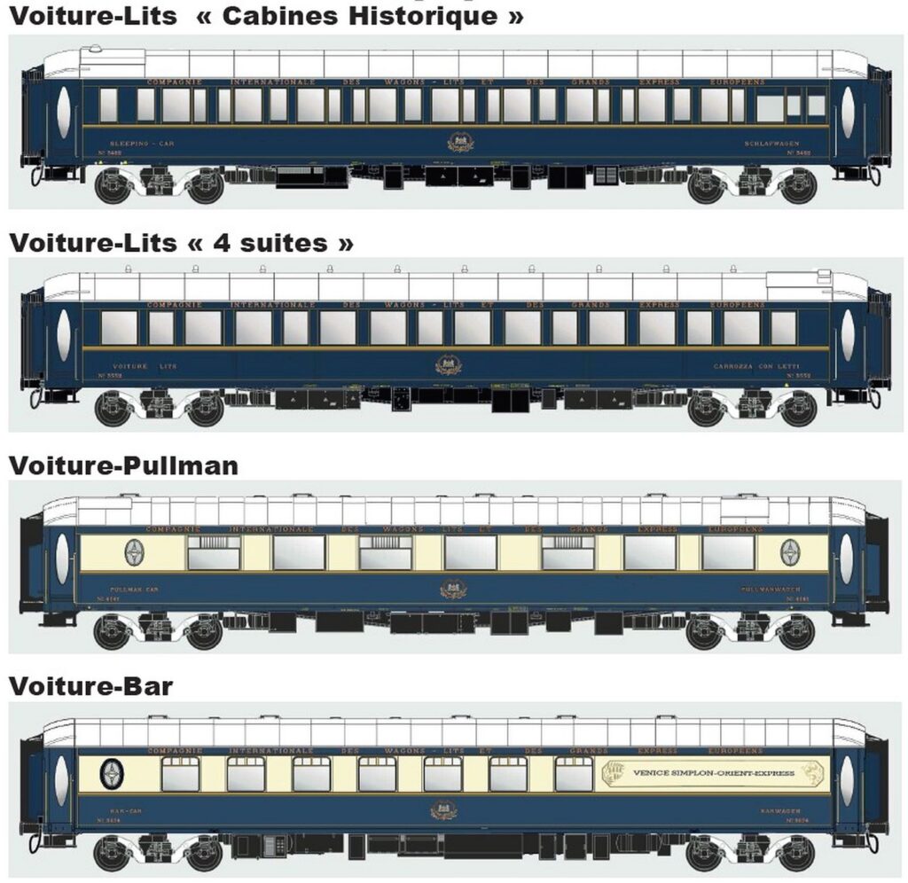 MW1007AC CIWL VSOE Personenwagen-Set 4-tlg Ep.6