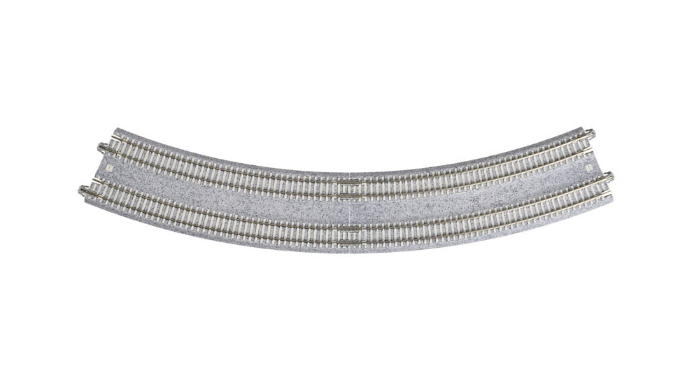 20-186 Doppelgleis gebogen R480/447 22,5°, 2 St