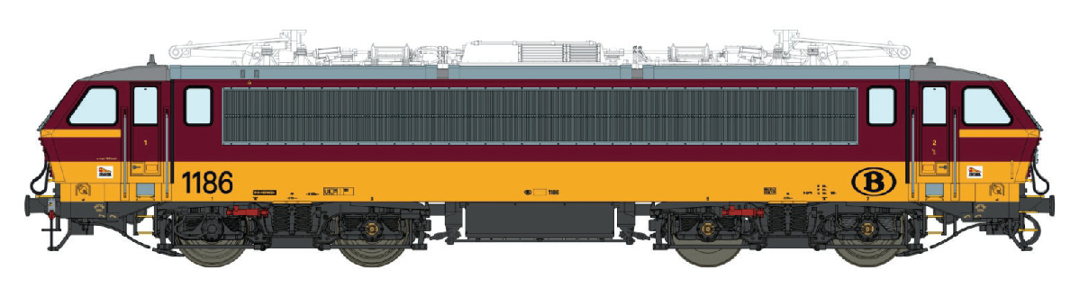 12598ACS E-Lok HLE 11 SNCB, Ep.VI, Benelux, AC S