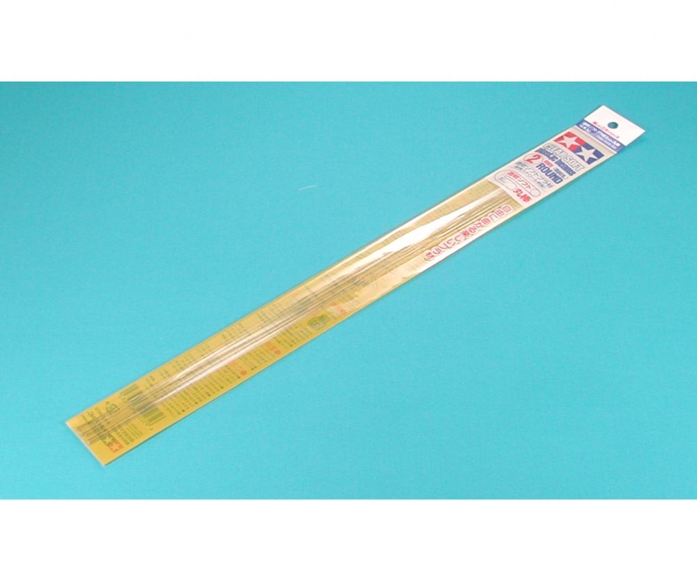 70158 Kunststoff Rundstab 2mm (6) 400 mm klar/