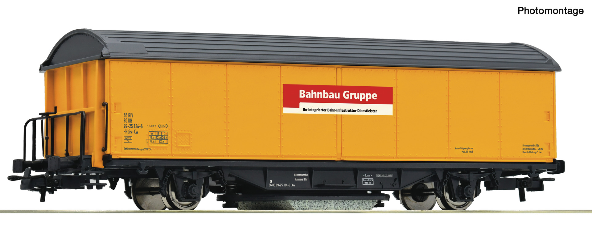 6600345 DB Bahnbau Schienenreinigungswagen Ep.6