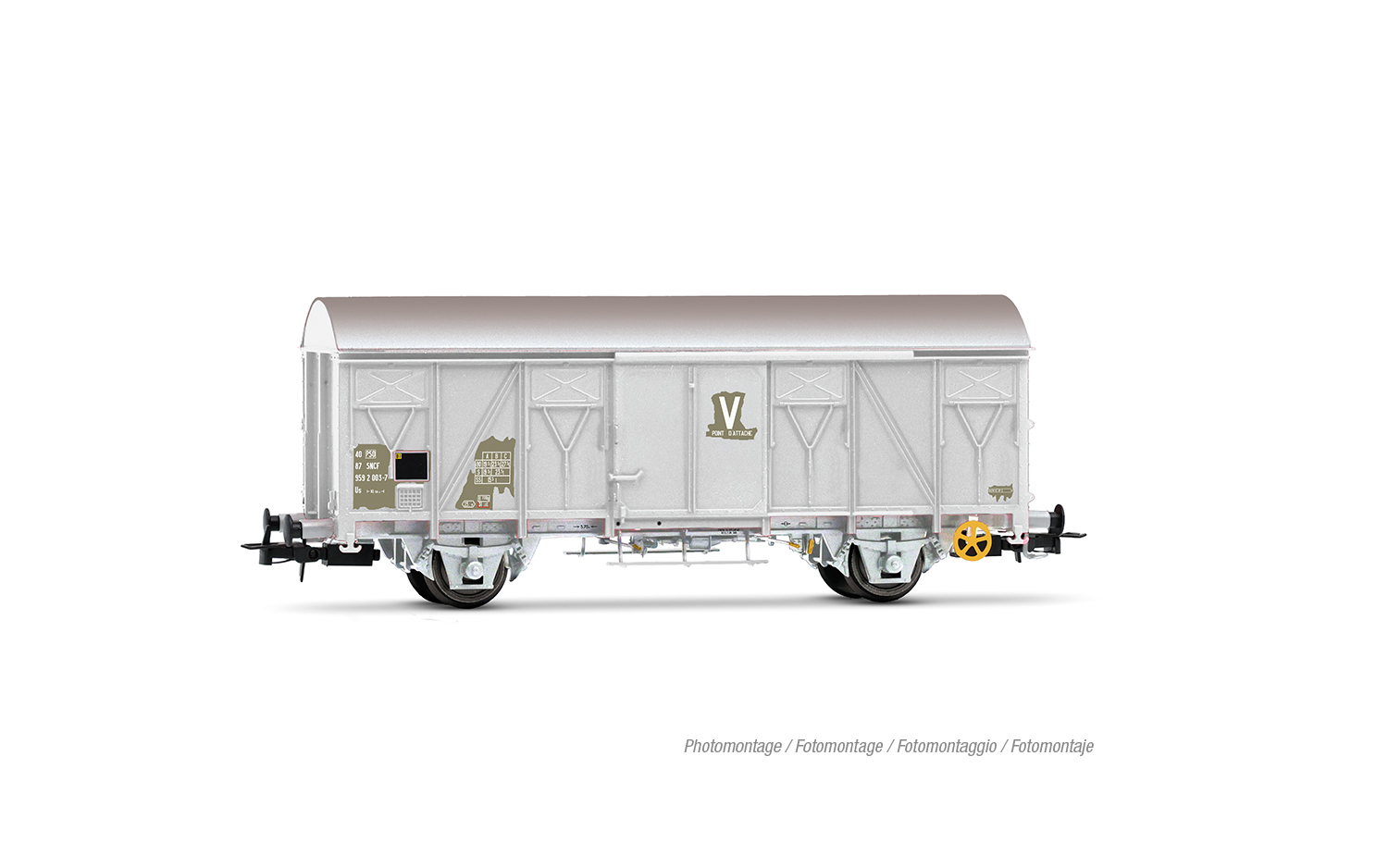 HJ6311 SNCF, 2-achs. Gedeckter Wagen Typ Us (e