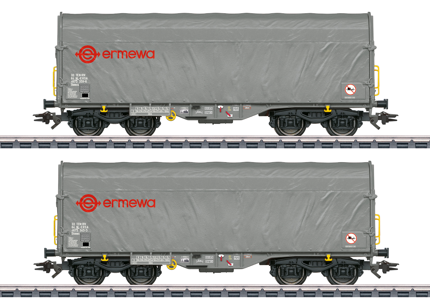 47230 Ermewa Schiebep.w.Shimmns Set 2t. Ep6