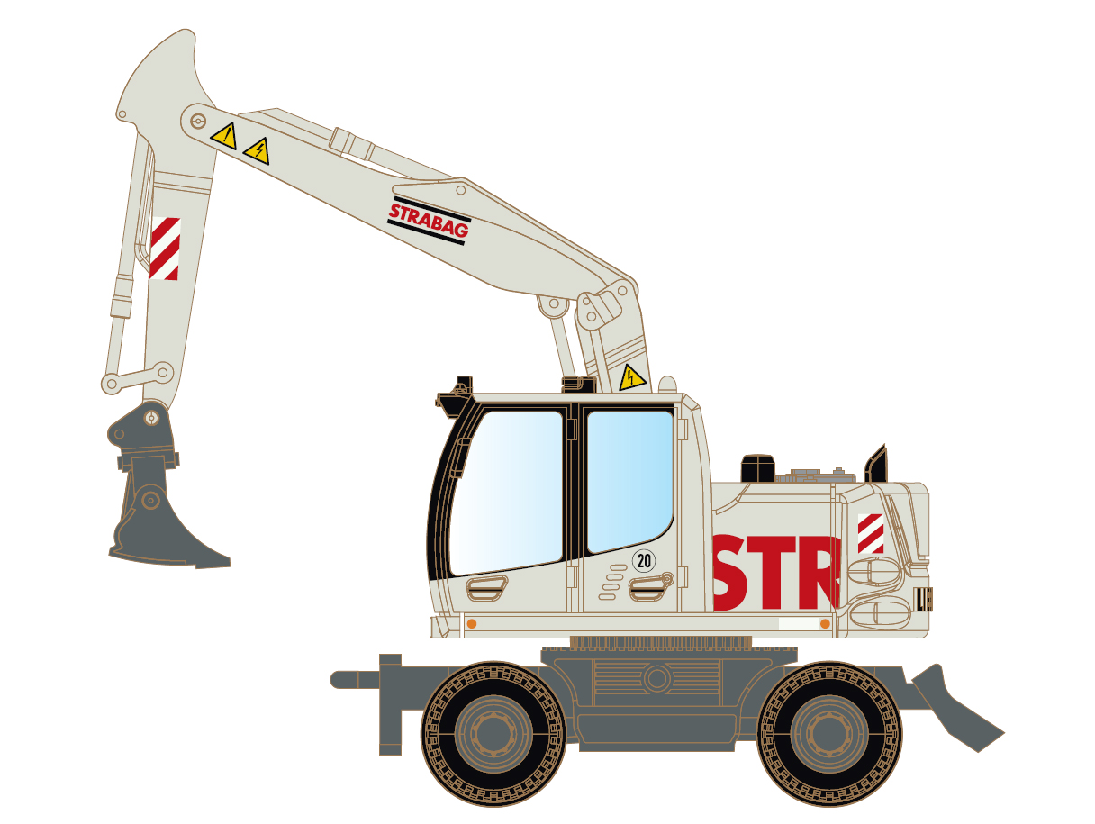 4271 Liebherr Mobilbagger - STRABAG