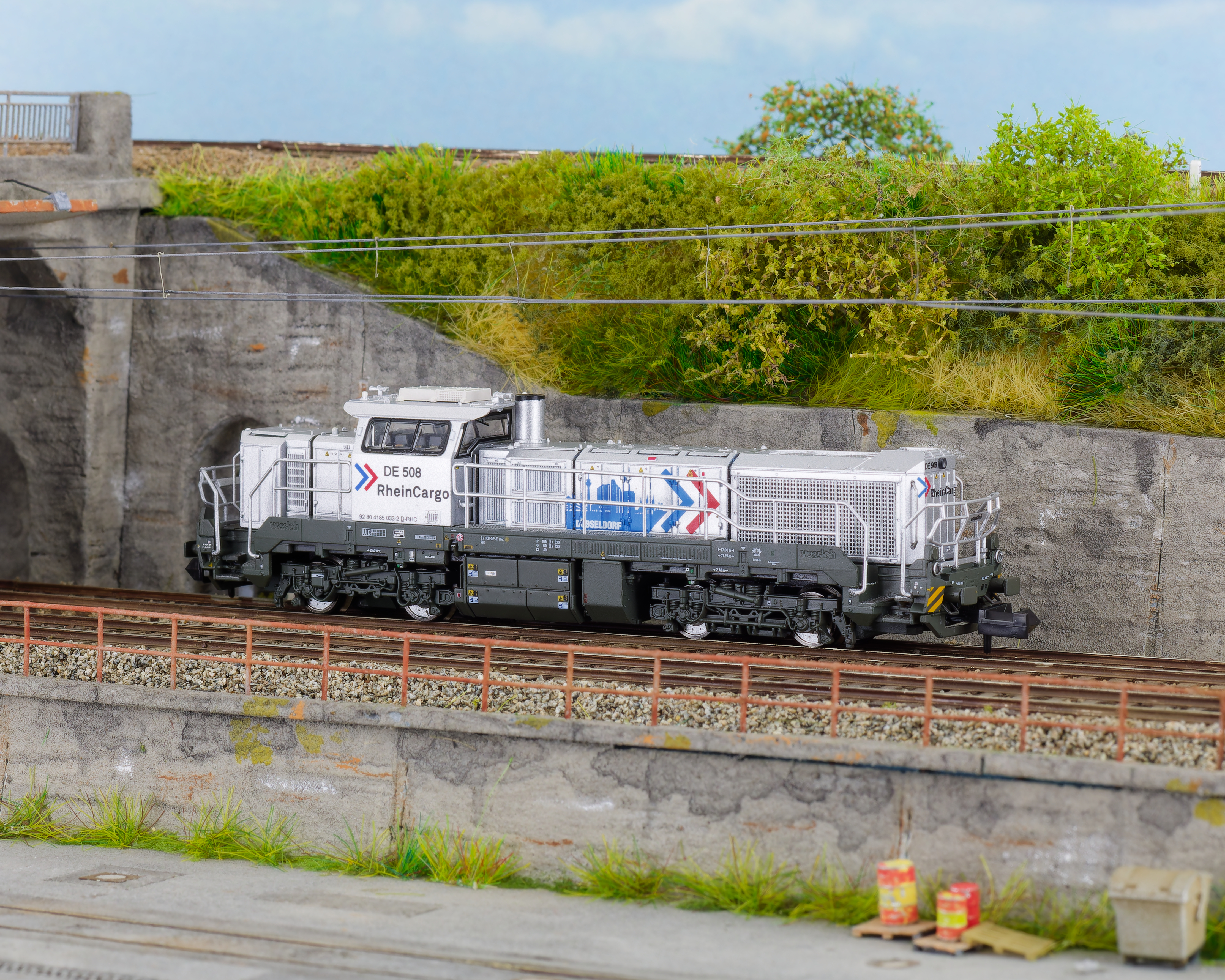 32110S RheinCargo Diesellok Vossloh DE 18 Ep.6