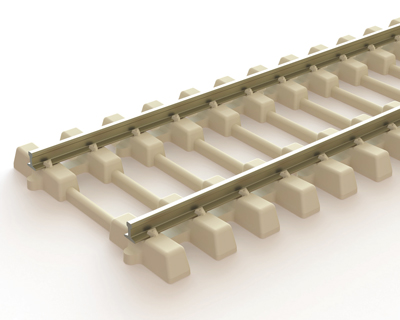SL-106F Flexibles Gleis, Bibloc-Schwelle