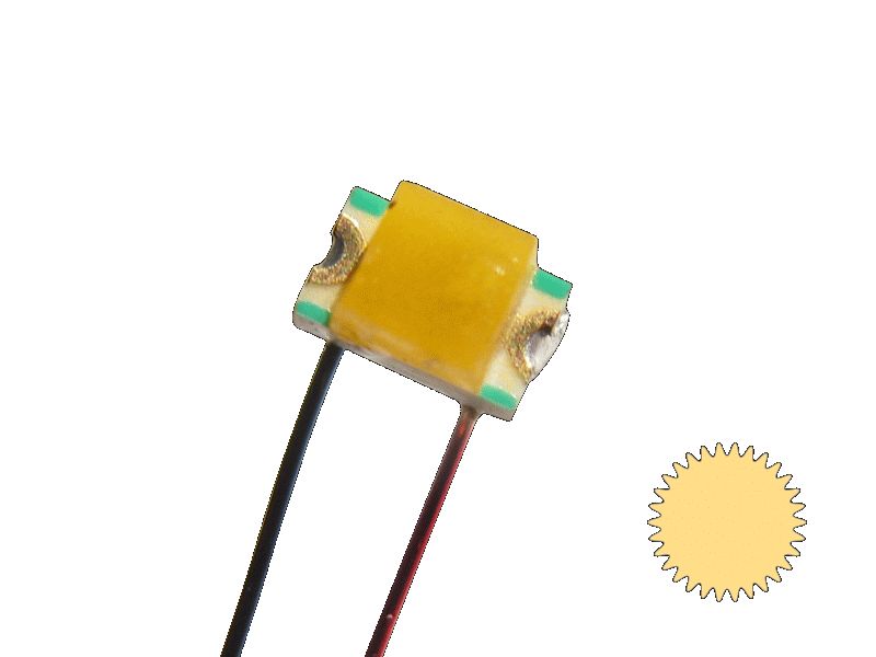 50253 LED SMD 0805 Blink LED mit Lackdraht wa