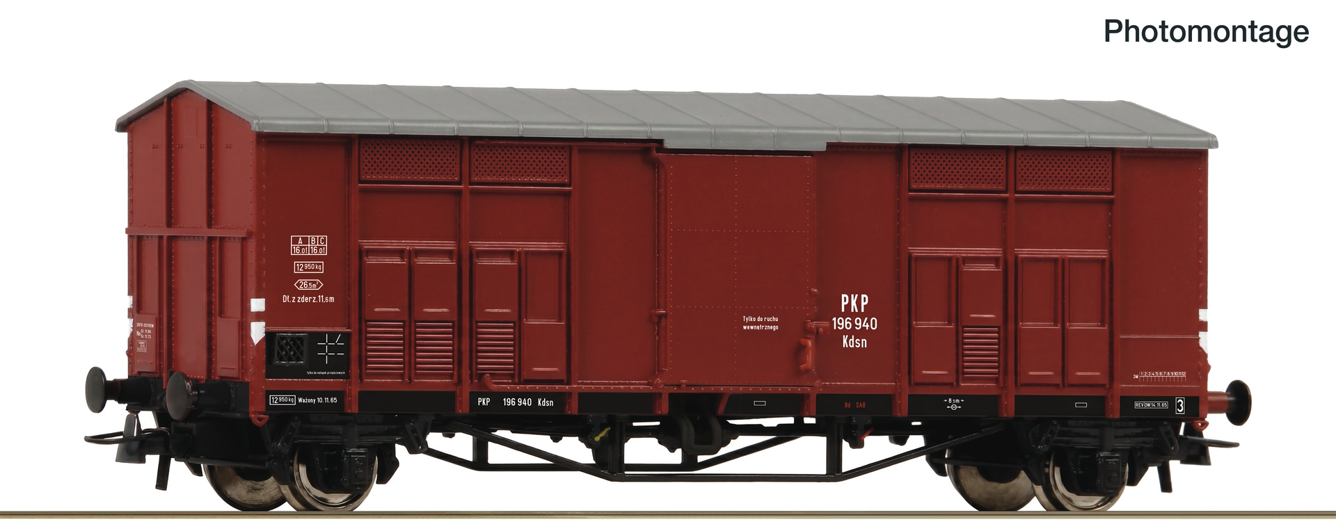 6600372 PKP Gedeckter Güterwagen Kdsn Ep.3