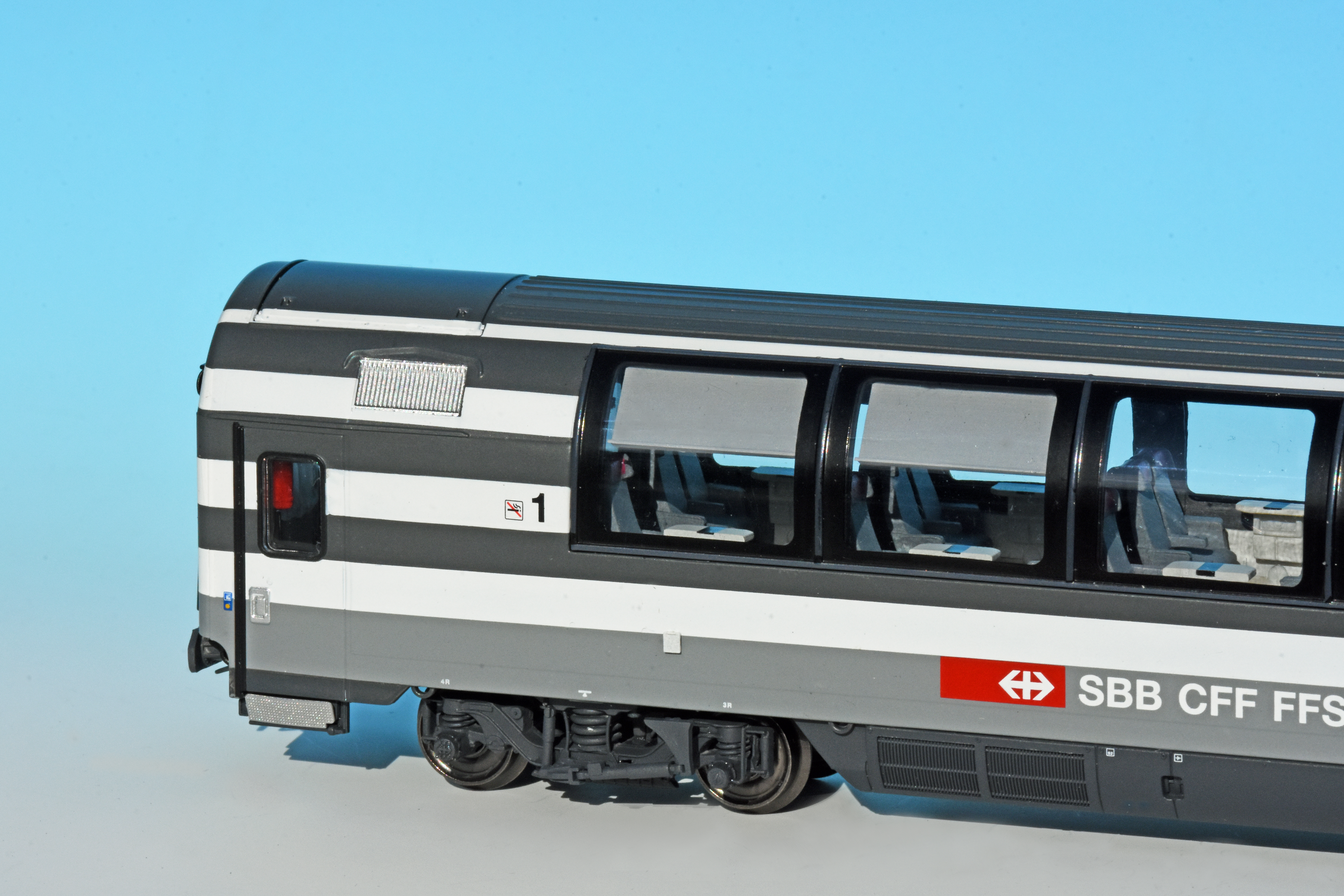 LS Models PI9708 SBB Reisezugwagen-Set EC51/56 4-tlg Ep.4