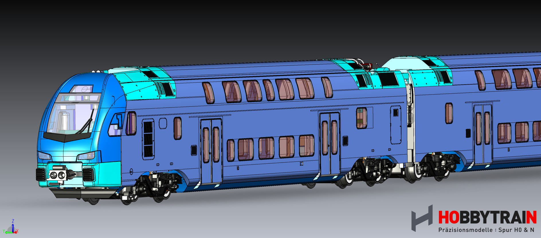 Hobbytrain 25303 BLS Triebzug RABe 515 MUTZ 4-tlg Ep.6