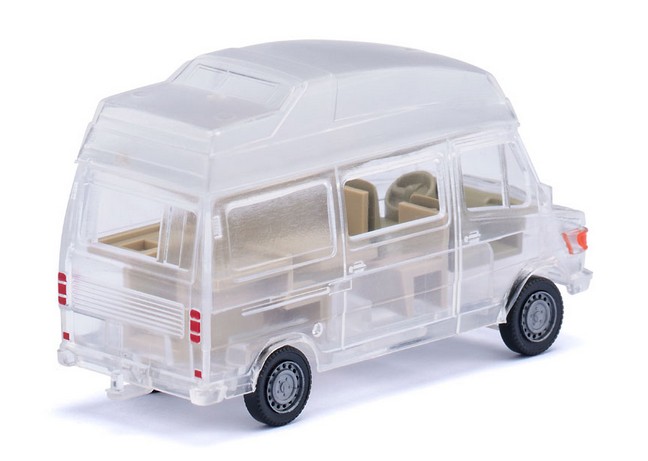 Wiking 026703 MB 207 D Wohnmobil transparent