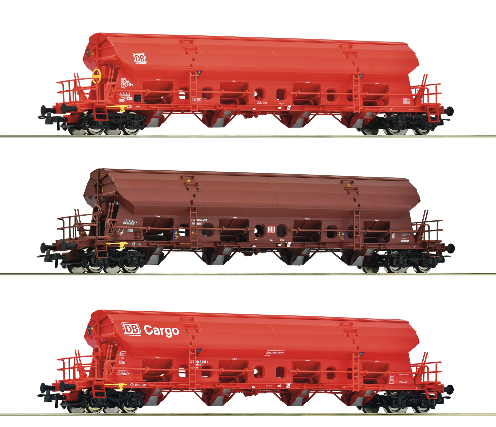 6600153 DBAG Schwenkdachwagen Set 3tlg. Ep.6